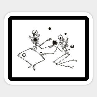 Skeleton play Sticker